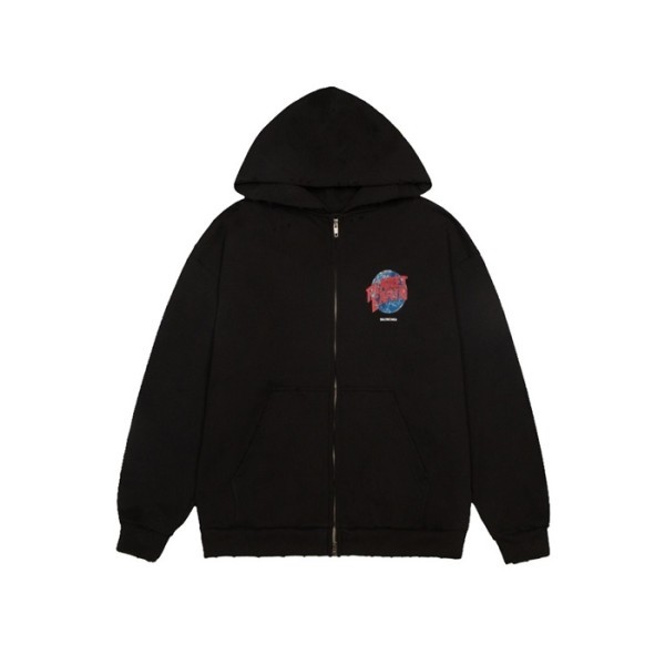 ✨발렌시아가 남성 오버핏 후드티 - Balenciaga Mens Over Size Hoodie - bac3652x