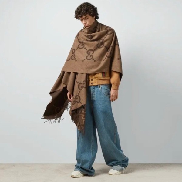 ✨구찌 남/녀 양면 머플러 - Gucci Unisex Reversible Muffler - acc2444x