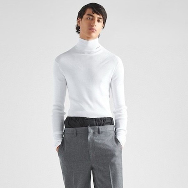 ✨프라다 남성 터틀넥 긴팔티 - Prada Mens Turtleneck Tshirt - prc3778x