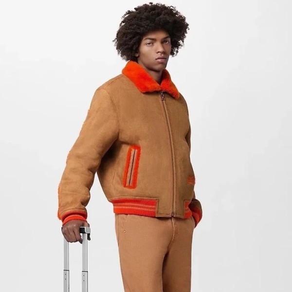 ✨루이비통 남성 가죽 재킷 - Louis vuitton Mens Leather Jacket - lvc3787x