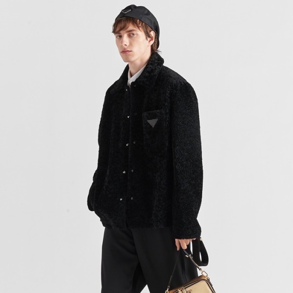 ✨프라다 남성 가죽 자켓 - Prada Mens Leather Jacket - prc3789x