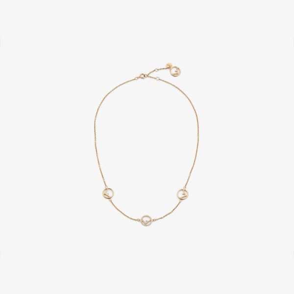 ✨펜디 여성 골드 네크리스 - Fendi Womens Gold Necklace - acc2467x