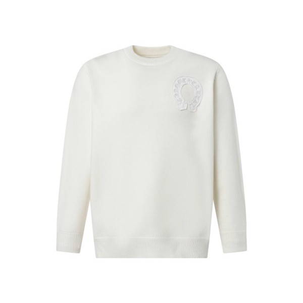 ✨크롬하츠 남성 라운드 니트웨어 - Chrom hearts Mens Round Knitwear - chc3966x