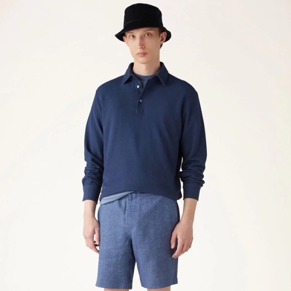 ✨로로피아나 남성 폴로 긴팔티 - Loro Piana Mens Polo Tshirt - lpc3985x