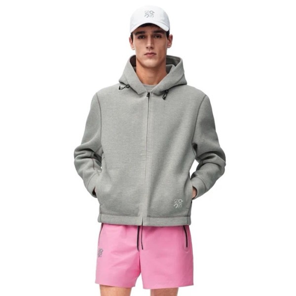✨로에베 남성 집업 후드티 - Loewe Mens Zip-up Hoodie - loc4059x