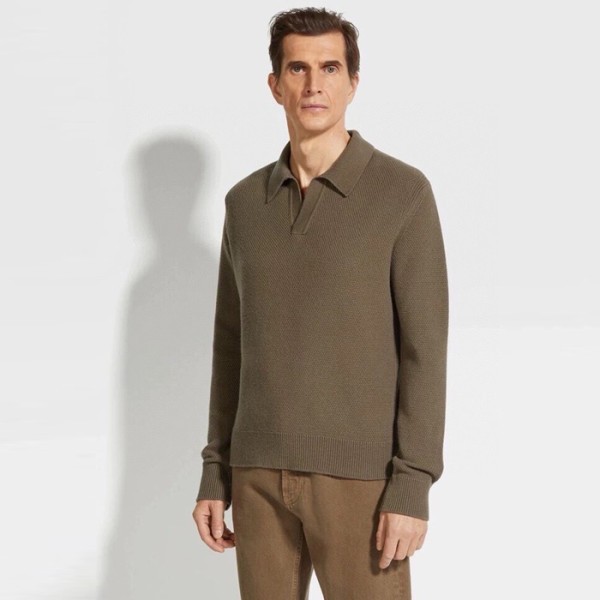 ✨에르메네질도 제냐 남성 폴로 스웨터 - Ermenegildo Zegna Mens Polo Sweater - zec4070x