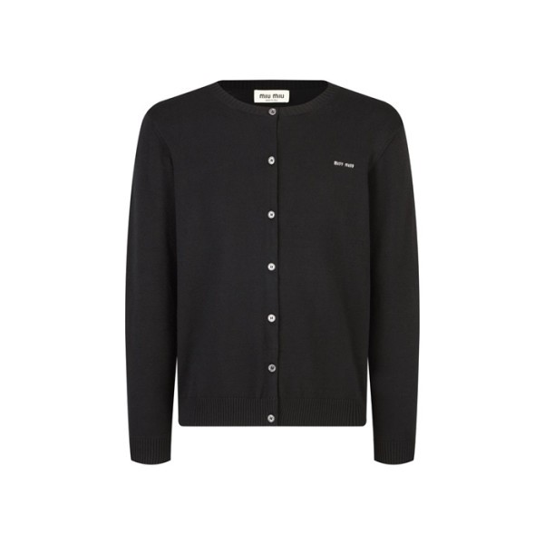 ✨미우미우 여성 라운드 가디건 - Miumiu Womens Round Cardigan - muc4145x