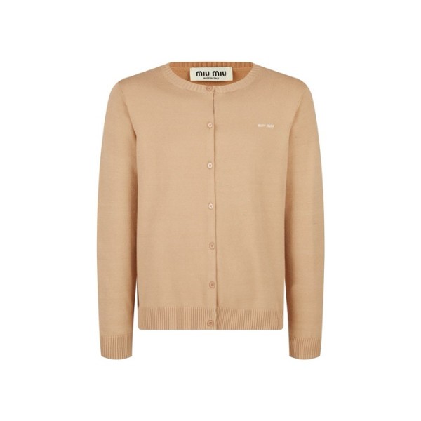 ✨미우미우 여성 라운드 가디건 - Miumiu Womens Round Cardigan - muc4146x