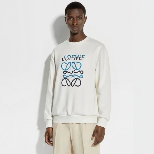 ✨로에베 남성 라운드 긴팔티 - Loewe Mens Round Tshirt - loc4197x