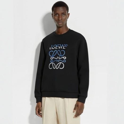 ❤로에베 남성 라운드 긴팔티 - Loewe Mens Round Tshirt - loc4198x