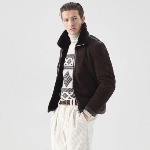 ❤브루넬로쿠치넬리 남성 가죽 자켓 - Brunello Cucinelli Mens Leather Jacket - brc4210x