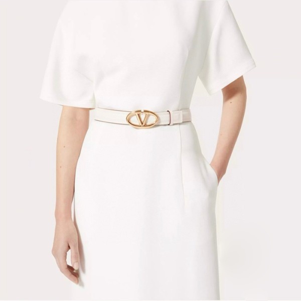 ✨발렌티노 여성 브이 로고 벨트 - Valentino Womens Vlogo Signature Belt - bel106x