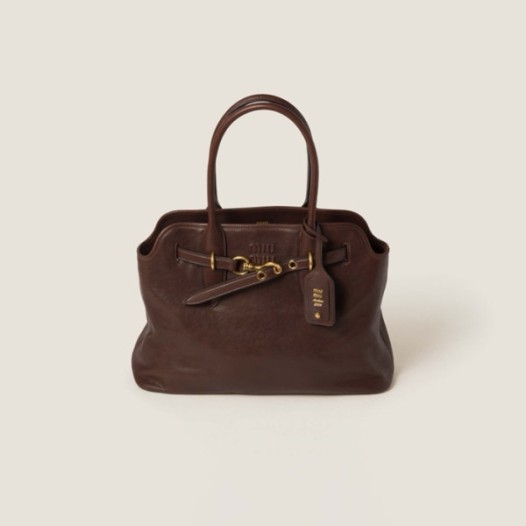 ❤미우미우 여성 아벙츄어 레더 백 - Miumiu Womens Aventure Bag - mib3207x