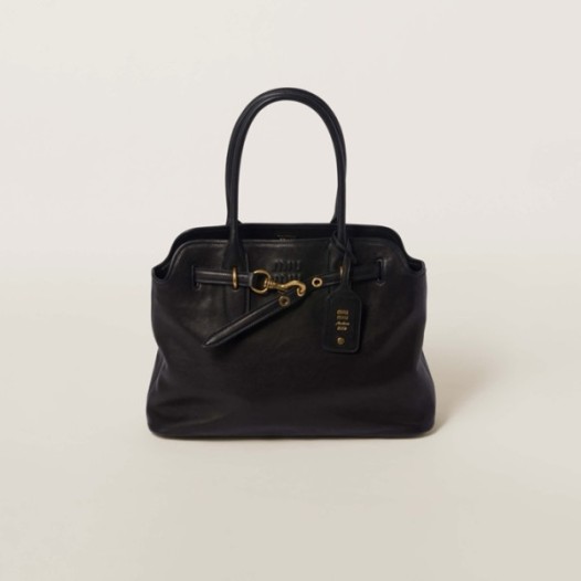 ❤미우미우 여성 아벙츄어 레더 백 - Miumiu Womens Aventure Bag - mib3208x