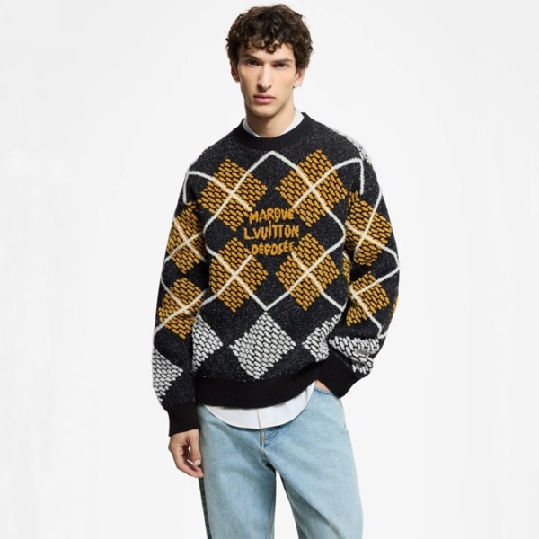 ✨루이비통 남성 라운드 스웨터 - Louis vuitton Mens Round Sweater - lvc4284x