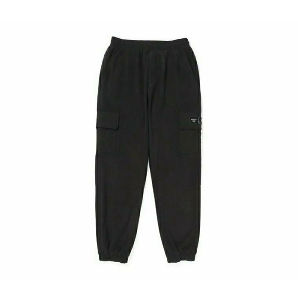 ✨[MALBON] 말본 남성 폴라 플리스 조거 팬츠 - gol1438x