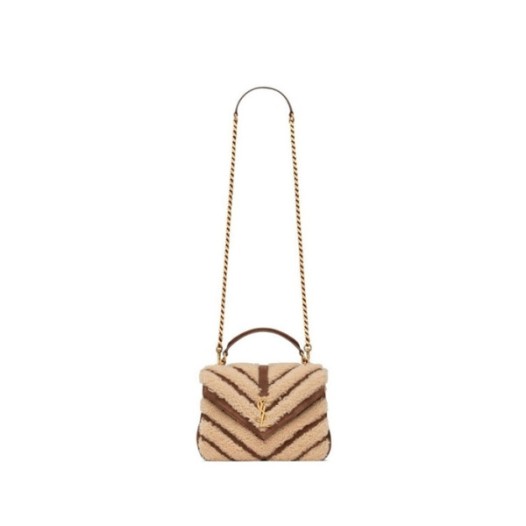 ❤입생로랑 여성 브라운 퀄티드 백 - Saint Laurent Womens Brown College - ysb3330x