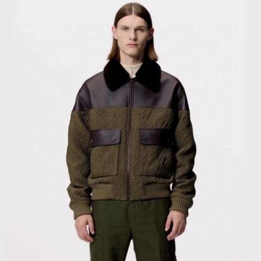 ❤루이비통 남성 가죽 재킷 - Louis vuitton Mens Leather Jacket - lvc4416x