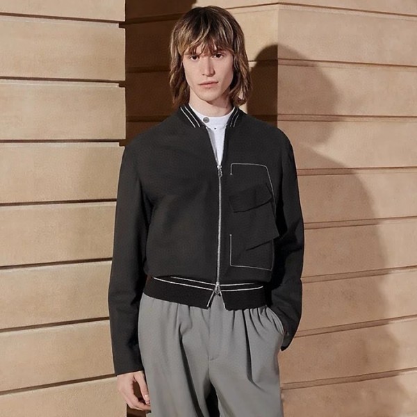 ✨에르메스 남성 가죽 자켓 - Hermes Mens Leather Jacket - hec4419x