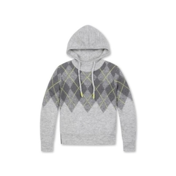 ✨[G/FORE] 지포어 여성 아가일 패턴 후디 방풍스웨터 - gol1456x