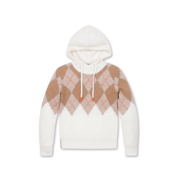 ✨[G/FORE] 지포어 여성 아가일 패턴 후디 방풍스웨터 - gol1457x