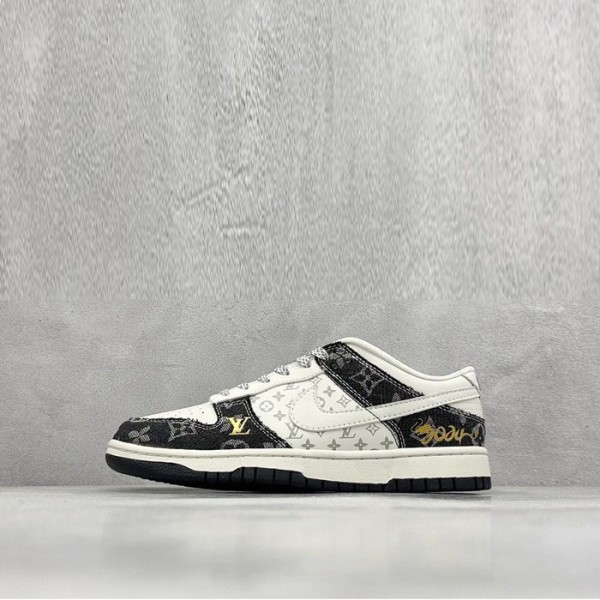 ✨루이비통 x 나이키 남/녀 로우 스니커즈 - Louis vuitotn x Nike SB Dunk Low Unisex Sneaker - lvs1799x
