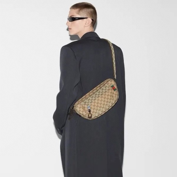 ✨구찌 남성 GG 슬링백 - Gucci Mens GG Fanny Bag - gub3463x