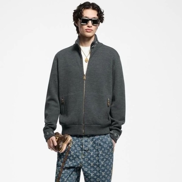 ✨루이비통 남성 집업 스웨터 - Louis vuitton Mens Zip-up Sweater - lvc4523x