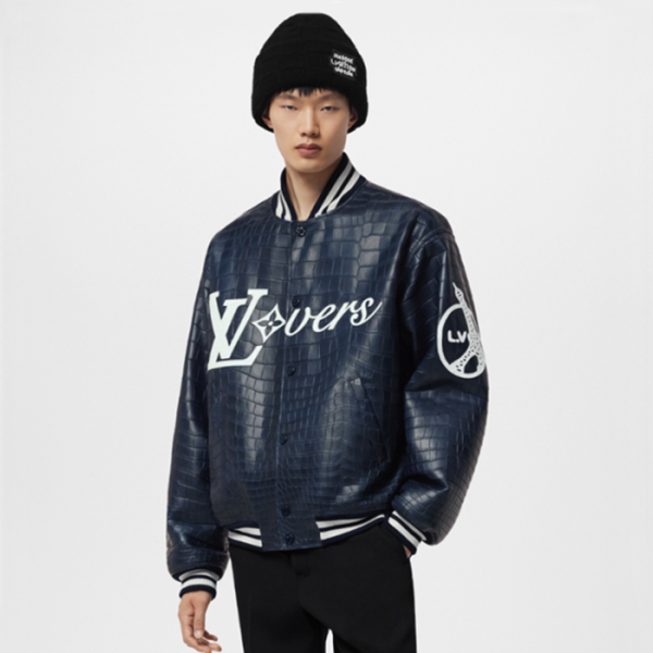 ✨루이비통 남성 악어가죽 재킷 - Louis vuitton Mens Leather Jacket - lvc4549x