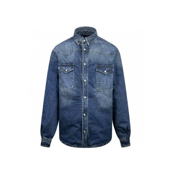 ✨프라다 남성 데님 셔츠 - Prada Mens Denim Shirts - prc4610x