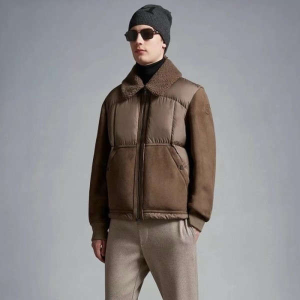 ✨몽클레어 남성 가죽 자켓 - Moncler Mens Leather Jacket - moc4633x