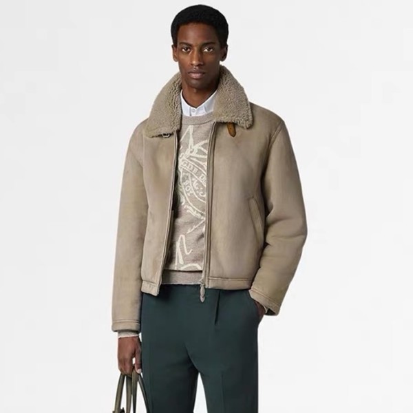 ✨벨루티 남성 가죽 자켓 - Berluti Mens Leather Jacket - bec4640x