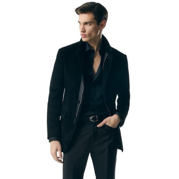 ✨톰포드 남성 가죽 자켓 - Tom Ford Mens Leather Jacket - toc4642x