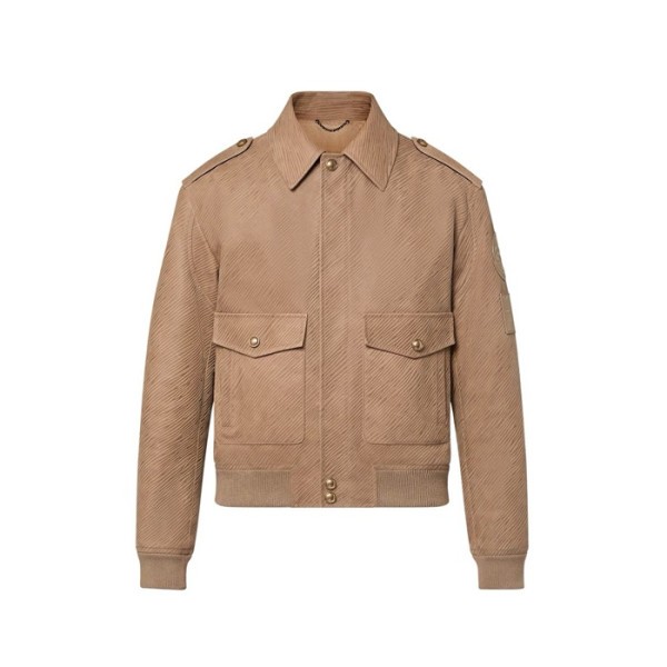 ✨루이비통 남성 가죽 재킷 - Louis vuitton Mens Leather Jacket - lvc4644x