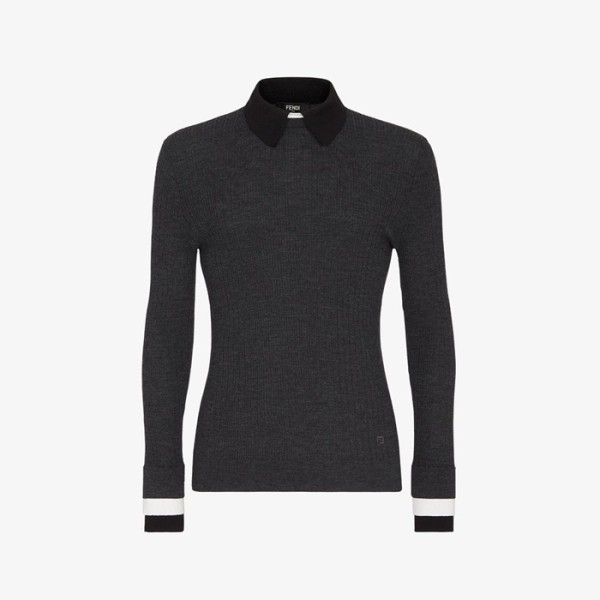 ✨펜디 여성 폴로 스웨터 - Fendi Womens Polo Sweater - fec4695x