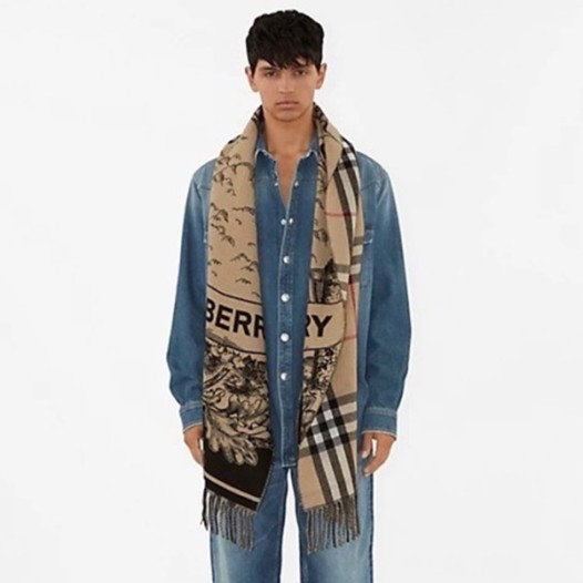❤버버리 남/녀 양면 머플러 - Burberry Unisex Reversible Muffler - acc2981x
