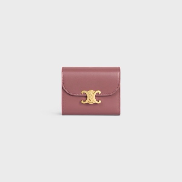 ✨셀린느 여성 트리오페 반지갑 - Celine Womens Pink Wallet - cew262x