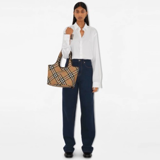 ❤버버리 여성 스몰 체크 토트백 - Burberry Womens Small Check Tote Bag - bub4763x