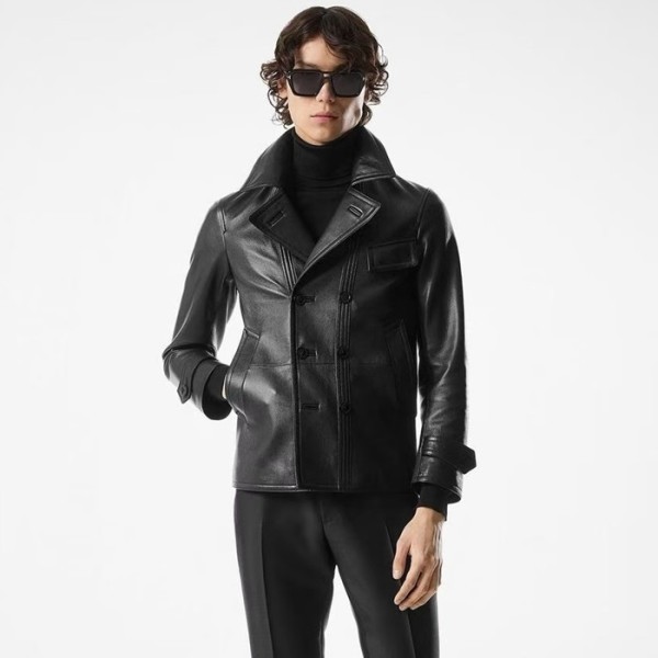 ✨톰포드 남성 가죽 자켓 - Tom Ford Mens Leather Jacket - toc4793x