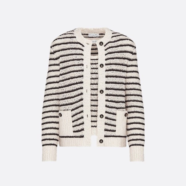 ✨디올 여성 브이넥 가디건 - Dior Womens V-neck Cardigan - dic4836x