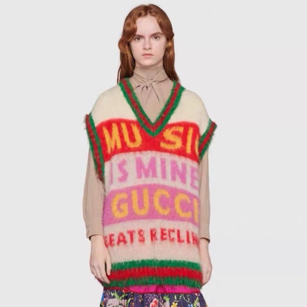 ✨구찌 여성 브이넥 베스트 - Gucci Womens V-neck Best - guc4843x