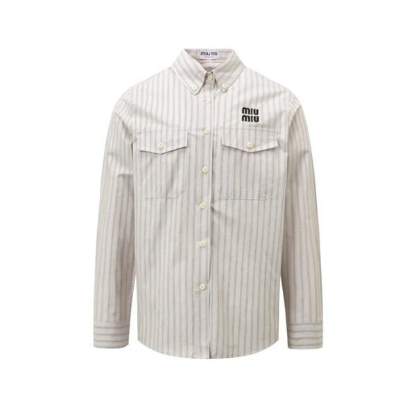 ✨미우미우 남/녀 체크 셔츠 - Miumiu Unisex Flanner Shirts - miu4871x