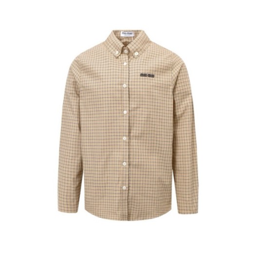 ❤미우미우 남/녀 체크 셔츠 - Miumiu Unisex Flanner Shirts - miu4874x