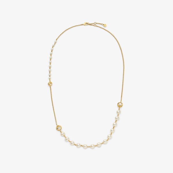 ✨펜디 여성 골드 네크리스 - Fendi Womens Gold Necklace - acc3231x