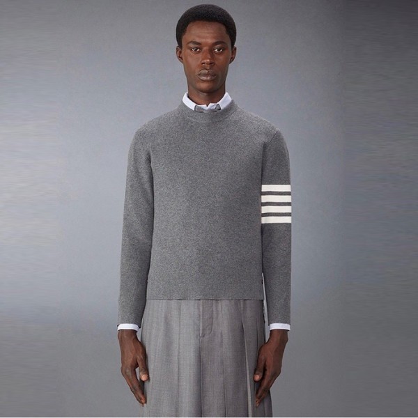 ✨톰브라운 남성 라운드 스웨터- Thom Browne Mens Round Sweater - thc4955x