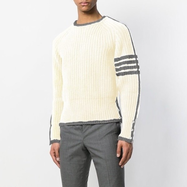 ✨톰브라운 남성 라운드 스웨터- Thom Browne Mens Round Sweater - thc4963x