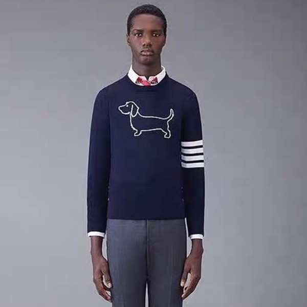 ✨톰브라운 남성 라운드 스웨터- Thom Browne Mens Round Sweater - thc4966x