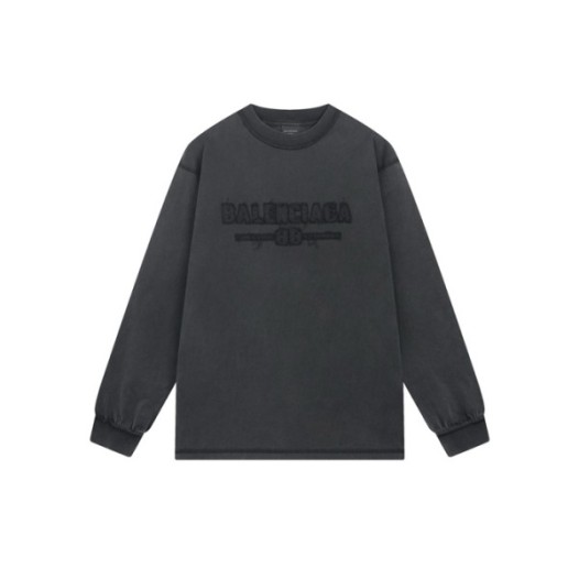 ❤발렌시아가 남성 라운드 긴팔티 - Balenciaga Mens Round Tshirt - bac5021x