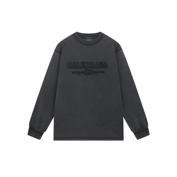 ✨발렌시아가 남성 라운드 긴팔티 - Balenciaga Mens Round Tshirt - bac5021x