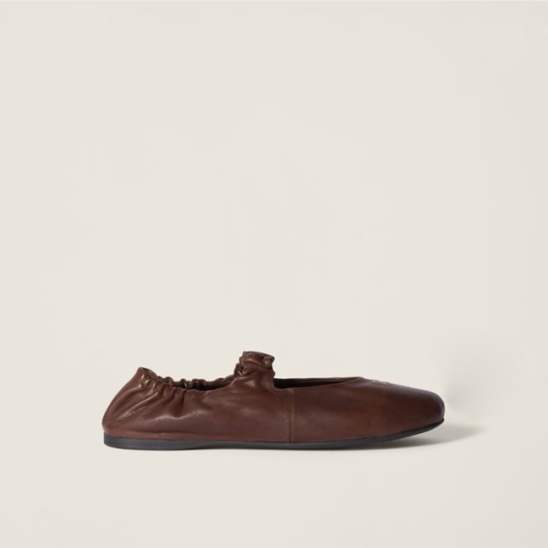 ✨미우미우 여성 나파 발레리나 - Miumiu Womens Nappa Plats - mis3047x